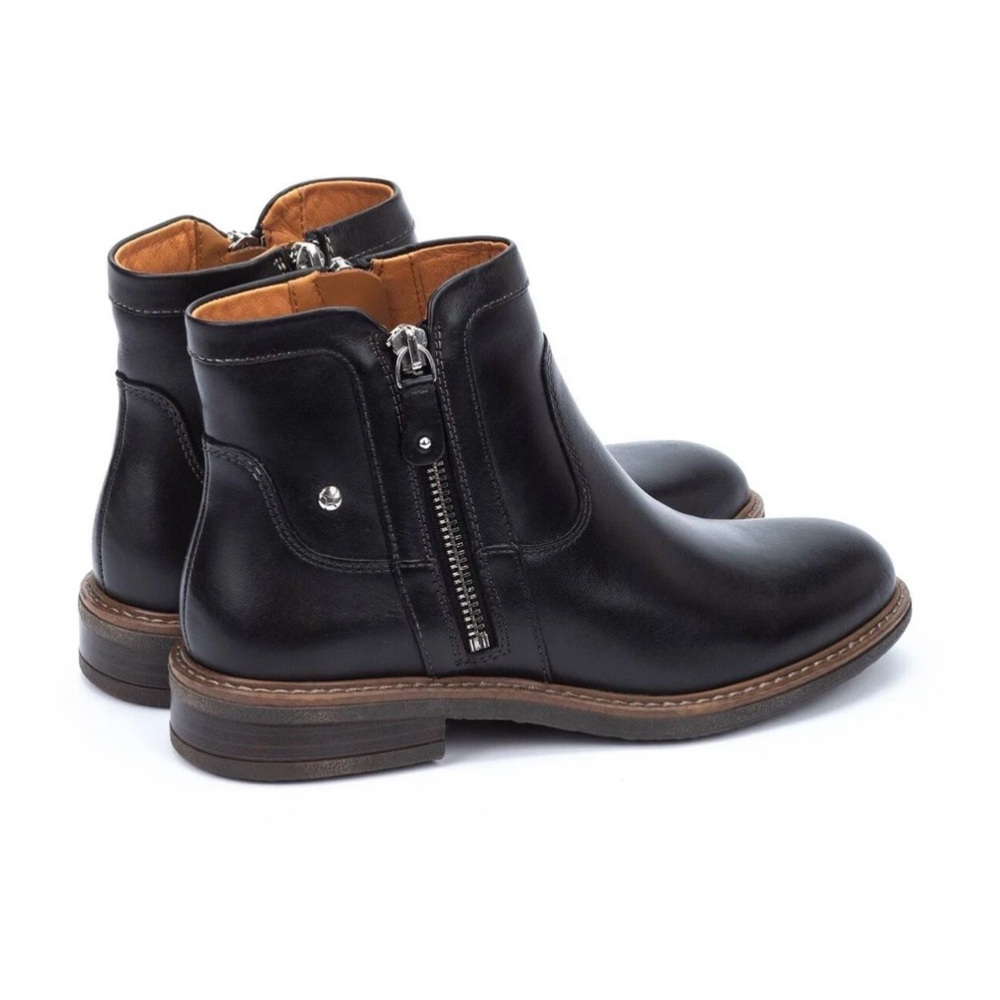❤️PIKOLINOS black Leather Ankle Booties | size 6.5 - 7 US / 37 EU - Picture 5 of 8